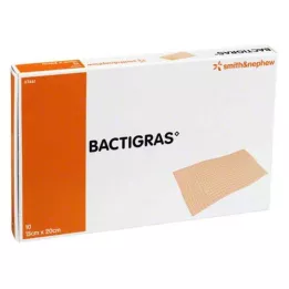 BACTIGRAS Gaze de parafina anti-séptica 15x20 cm, 10 unid