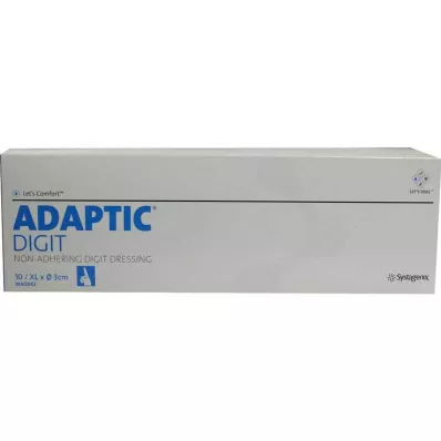 Bandagem de dedo Adaptic Digit 3 cm extra grande, 10 unidades
