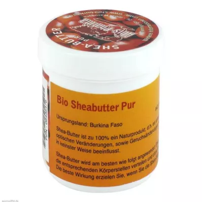 SHEABUTTER Orgânico puro não refinado, 50 g