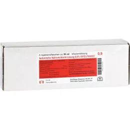 ISOTONISCHE Solução de NaCl 0,9% Eifelfango, 5X50 ml