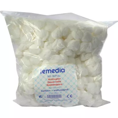 MULLTUPFER nogueira 20 fios não esterilizada em forma de bola, 500 pcs