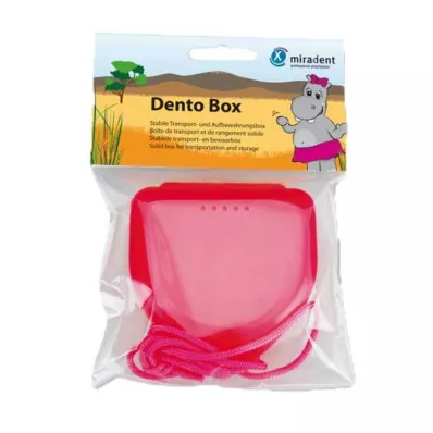 Caixa de aparelho Miradent Dento Box I rosa, 1 un Caixa de aparelho Miradent Dento Box I rosa, 1 un