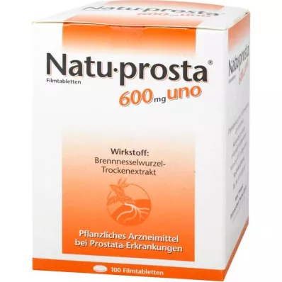 NATUPROSTA 600 mg uno comprimidos revestidos por película, 100 unid NATUPROSTA 600 mg uno comprimidos revestidos por película, 100 unid