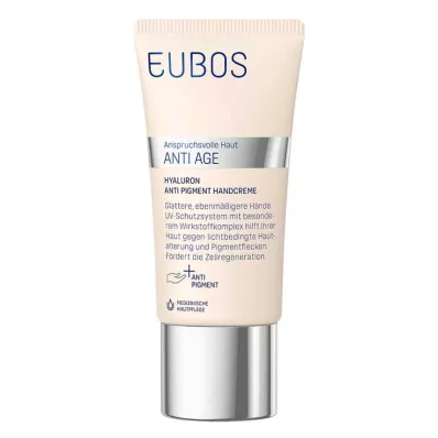 EUBOS HYALURON Creme de mãos anti-pigmentação LSF 15, 50 ml