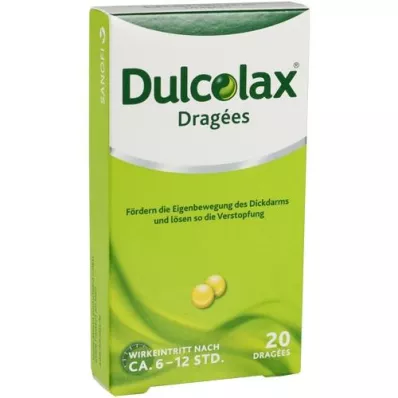 DULCOLAX Dragees comprimidos com revestimento entérico, 20 unidades