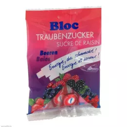 BLOC Saqueta de mistura de bagas com dextrose, 75 g