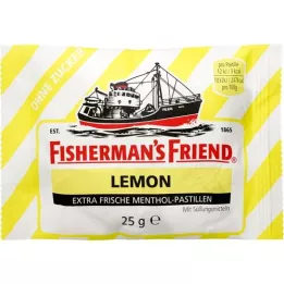 FISHERMANS FRIEND Pastilhas de limão sem açúcar, 25 g
