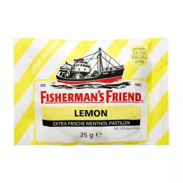 FISHERMANS FRIEND Pastilhas de limão sem açúcar, 25 g