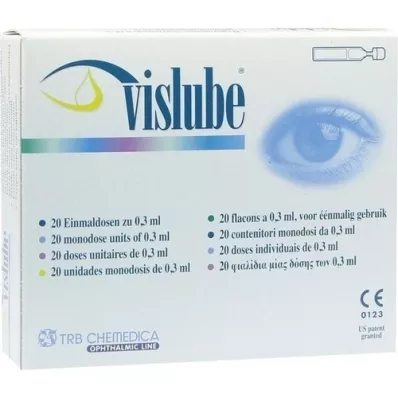 VISLUBE Doses descartáveis, 20X0,3 ml