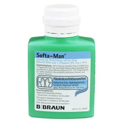 Desinfecção de mãos Softa-Man®, 100 ml