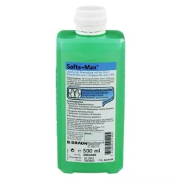 SOFTA MAN Frasco dispensador de desinfetante para as mãos, 500 ml