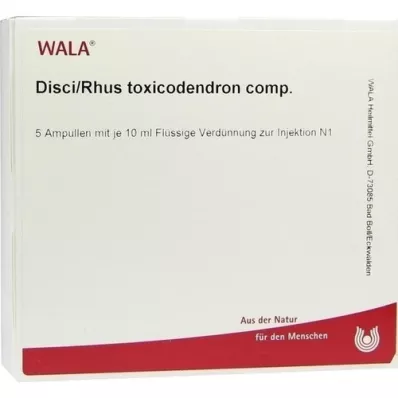 DISCI/Ampolas de Rhus toxicodendron comp., 5X10 ml