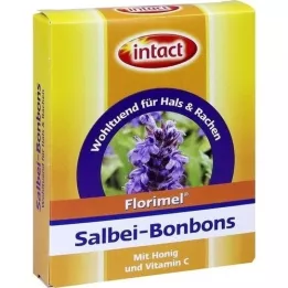 FLORIMEL Doces de salva com vitamina C, 50 g