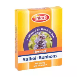 FLORIMEL Doces de salva com vitamina C, 50 g