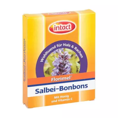 FLORIMEL Doces de salva com vitamina C, 50 g FLORIMEL Doces de salva com vitamina C, 50 g