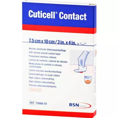 CUTICELL Ligadura de contacto 7,5x10 cm, 5 peças