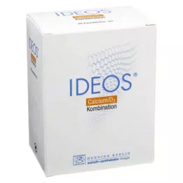 IDEOS 500 mg/400 U.I. Comprimidos mastigáveis, 90 Cápsulas