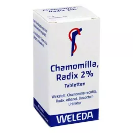 Comprimidos Chamomilla Radix 2%, 100 unidades
