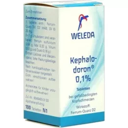 KEPHALODORON Comprimidos a 0,1%, 100 unid