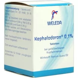 KEPHALODORON Comprimidos de 0,1%, 250 pcs