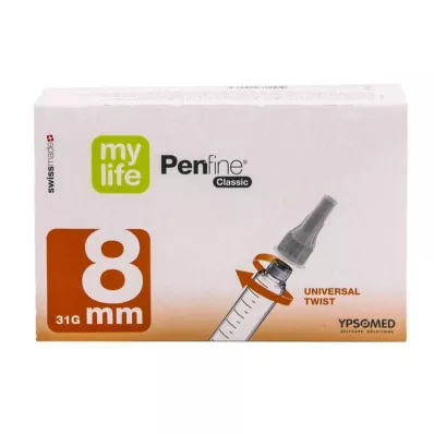 MYLIFE Agulhas Penfine Classic 8 mm, 100 unidades