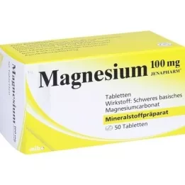 MAGNESIUM Comprimidos de 100 mg Jenapharm, 50 unidades