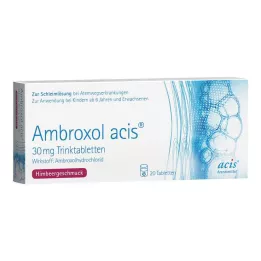 Ambroxol acis® 30 mg comprimidos para beber, 20 unidades