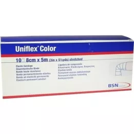UNIFLEX Ligaduras universais 8 cmx5 m azul, 10 pcs