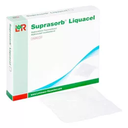 SUPRASORB Compósito de fibras hidroactivas Liquacel 15x15 cm, 4 peças
