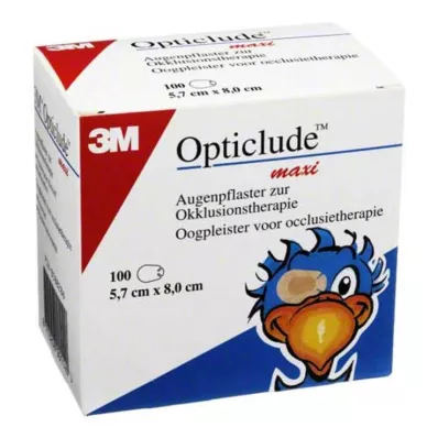 OPTICLUDE 3M maxi 5,7x8 cm 1539/100, 100 pcs