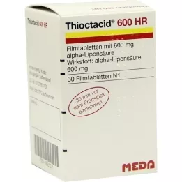 THIOCTACID 600 HR comprimidos revestidos por película, 30 unidades