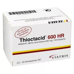 THIOCTACID 600 HR comprimidos revestidos por película, 30 unidades