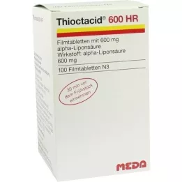 THIOCTACID 600 HR comprimidos revestidos por película, 100 unidades