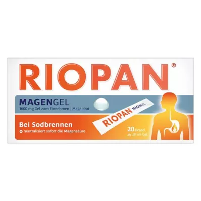 RIOPAN Pacote de gel em bastão para estômago, 20X10 ml