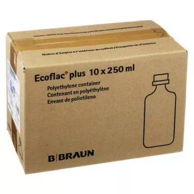 Solução salina 0,9% Ecoflac Plus, 10X250 ml