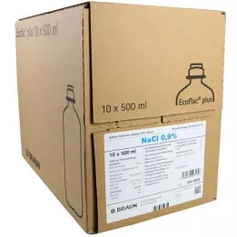 ISOTONE Solução salina 0,9% Braun Ecoflac Plus, 10X500 ml