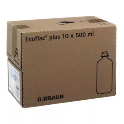 Solução salina 0,9% Ecoflac Plus, 10X500 ml Solução salina 0,9% Ecoflac Plus, 10X500 ml