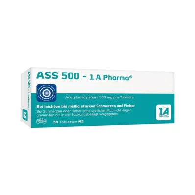 ASS 500-1A Pharma Tablets, 30 unid ASS 500-1A Pharma Tablets, 30 unid
