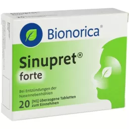 SINUPRET Forte comprimidos revestidos, 20 unidades