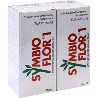 SYMBIOFLOR 1 suspensão, 2X50 ml