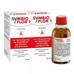 SYMBIOFLOR 1 suspensão, 2X50 ml