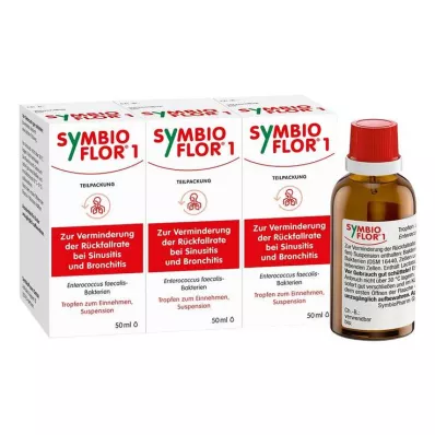 SYMBIOFLOR 1 suspensão, 3X50 ml