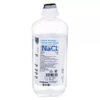 Solução salina 0,9% Ecoflac Plus, 500 ml