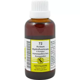 ACIDUM HYDROFLUORICUM Complexo K N.º 72 Diluição, 50 ml