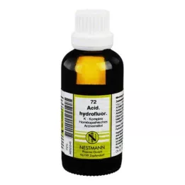 ACIDUM HYDROFLUORICUM Complexo K N.º 72 Diluição, 50 ml