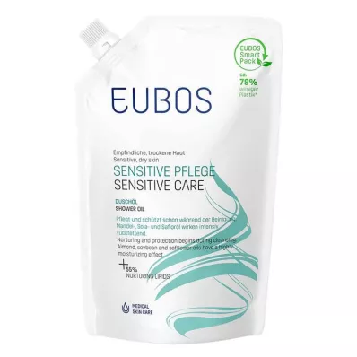 Saco de recarga Eubos Sensitive Shower Oil F, 400 ml Saco de recarga Eubos Sensitive Shower Oil F, 400 ml