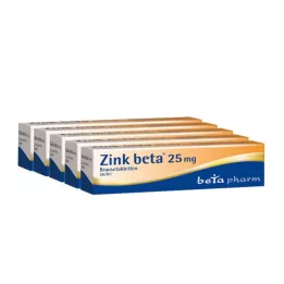 Comprimidos efervescentes Zinc Beta 25, 100 unid