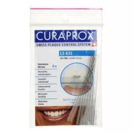 Curaprox LS 631 escova interdental ex./ extrafino, 8 peças