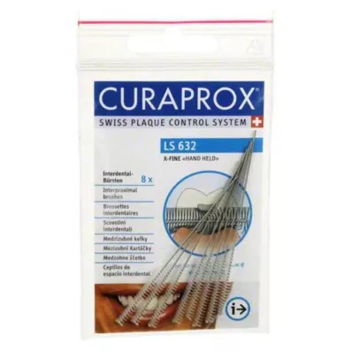 Curaprox LS 632 escova interdental extra fina, 8 peças Curaprox LS 632 escova interdental extra fina, 8 peças
