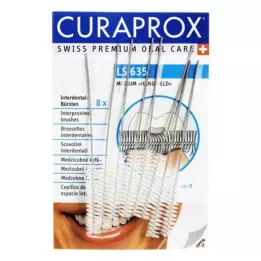 CURAPROX LS 635 Escova interdentária média, 8 unid
